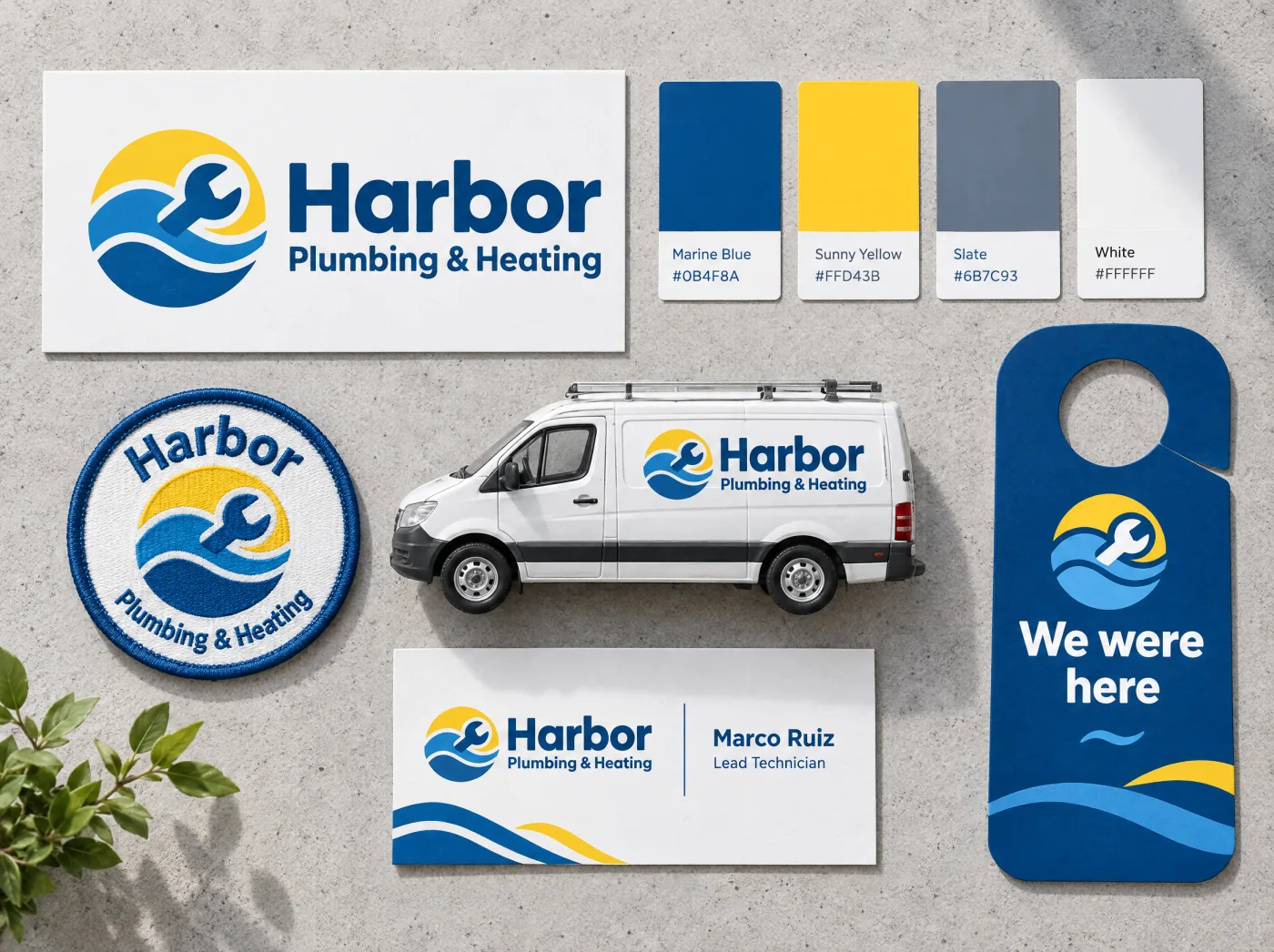 Local Services branding kits concept