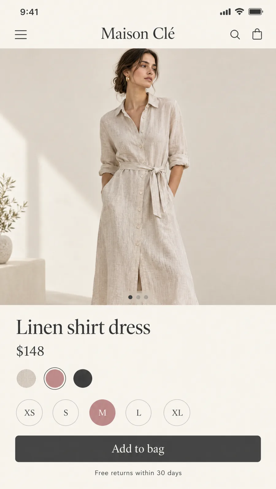 Boutiques & Retail mobile apps concept