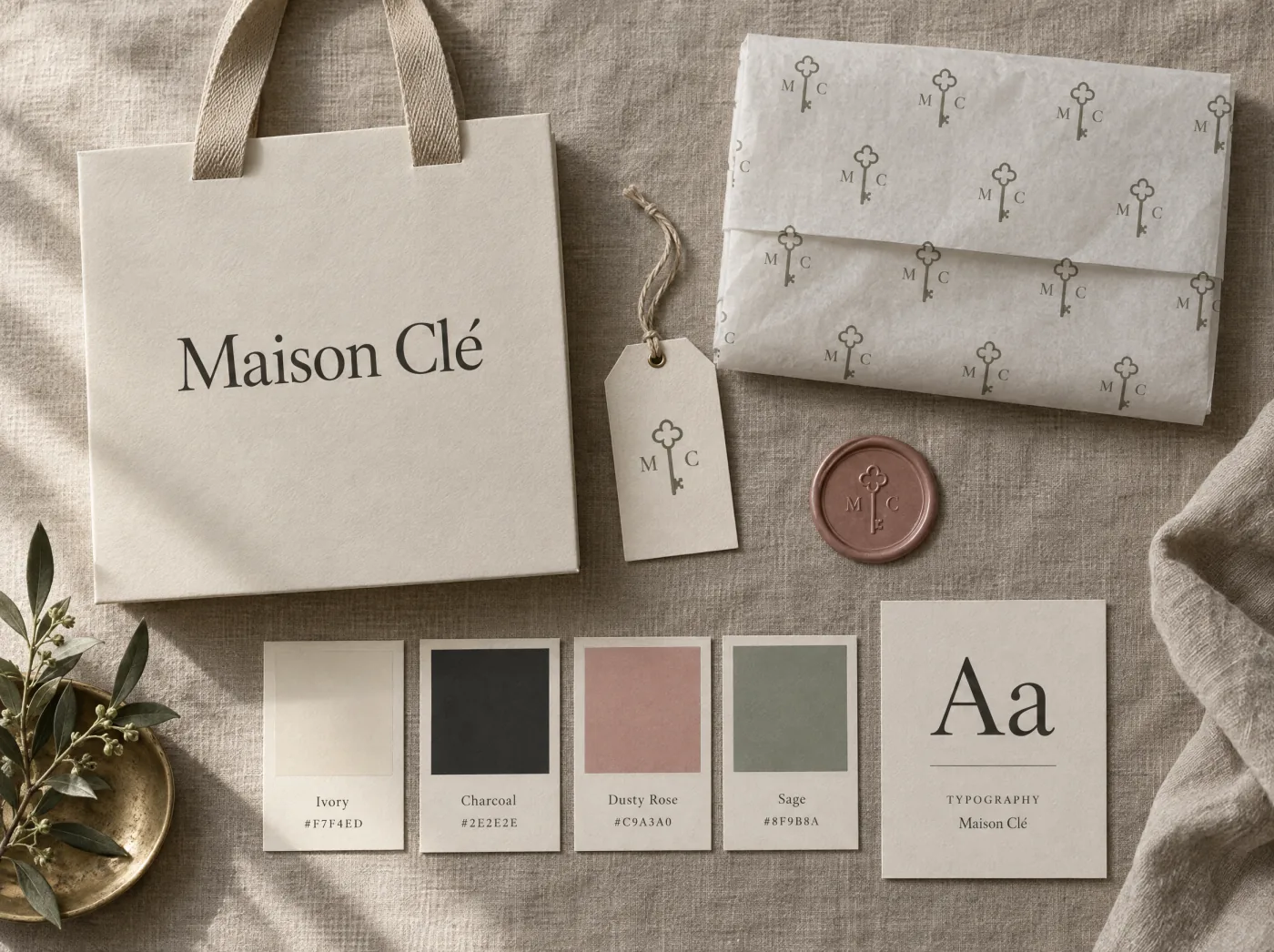 Boutiques & Retail branding kits concept