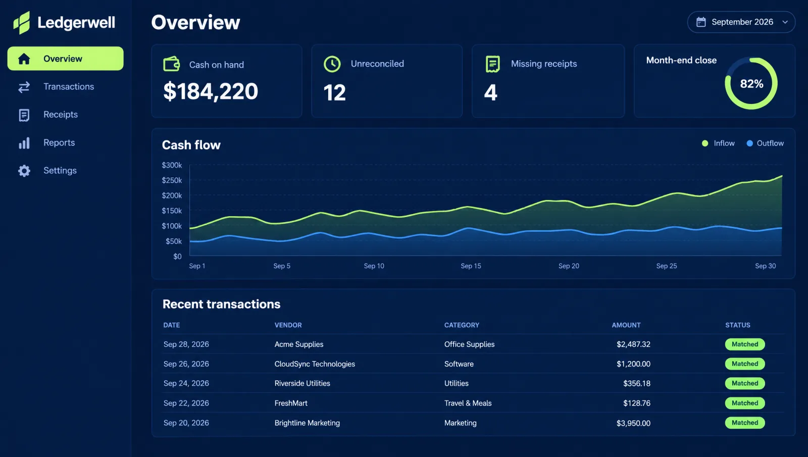 SaaS & Software dashboards concept