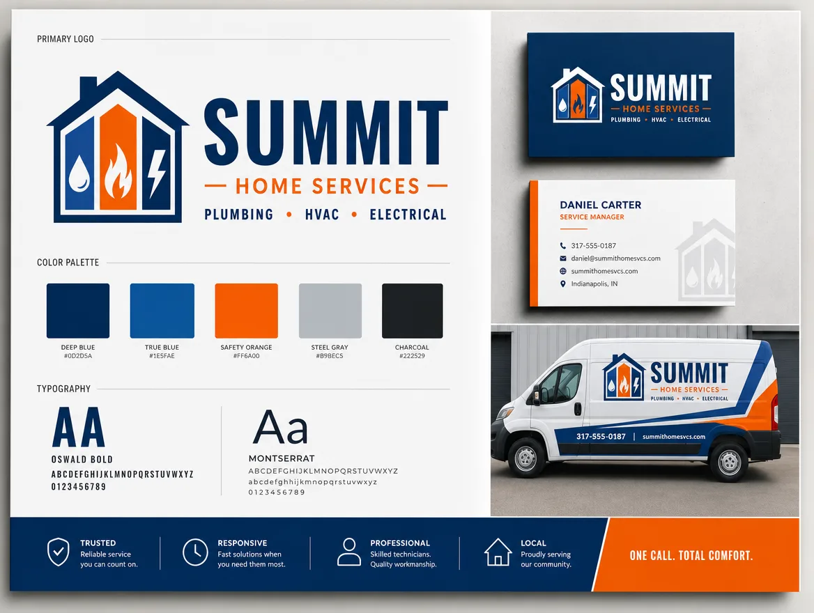 Home & Trades branding kits concept